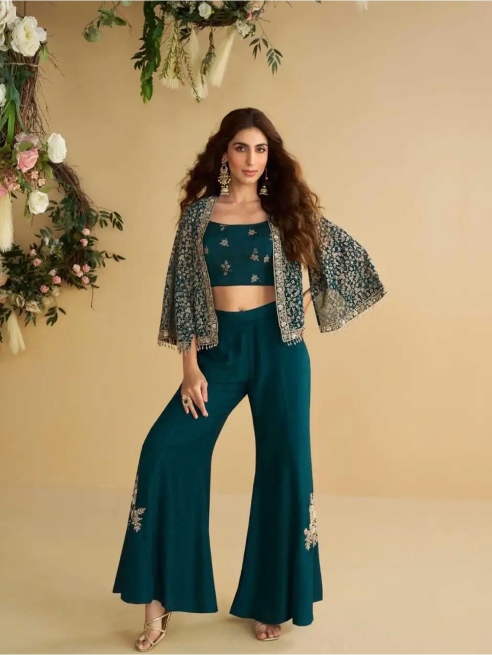 Brand New Elegant Indo-Western Designer 3-Piece Indian Suit